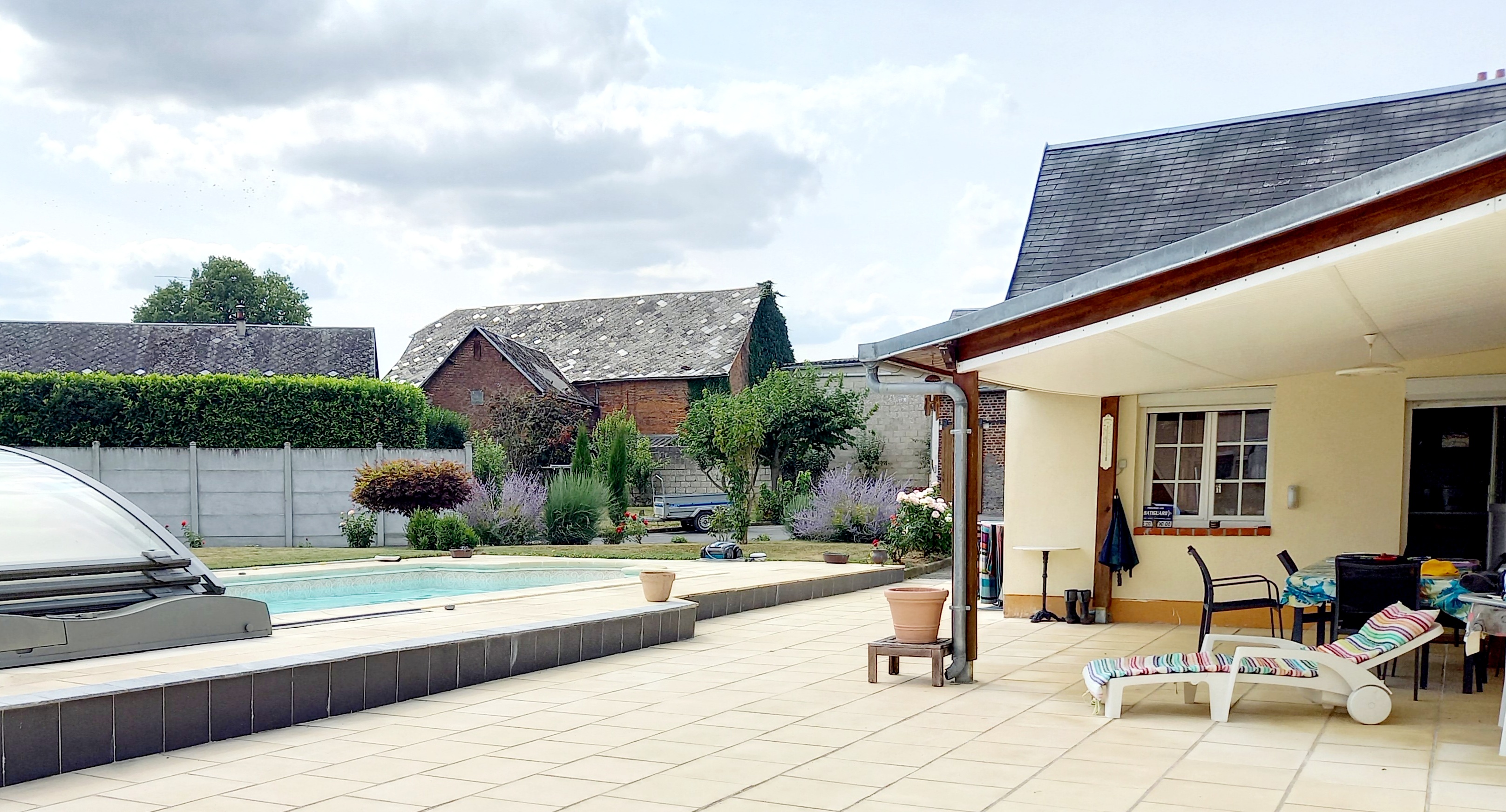 Image Maison de campagne avec piscine Aisne Picardie 13